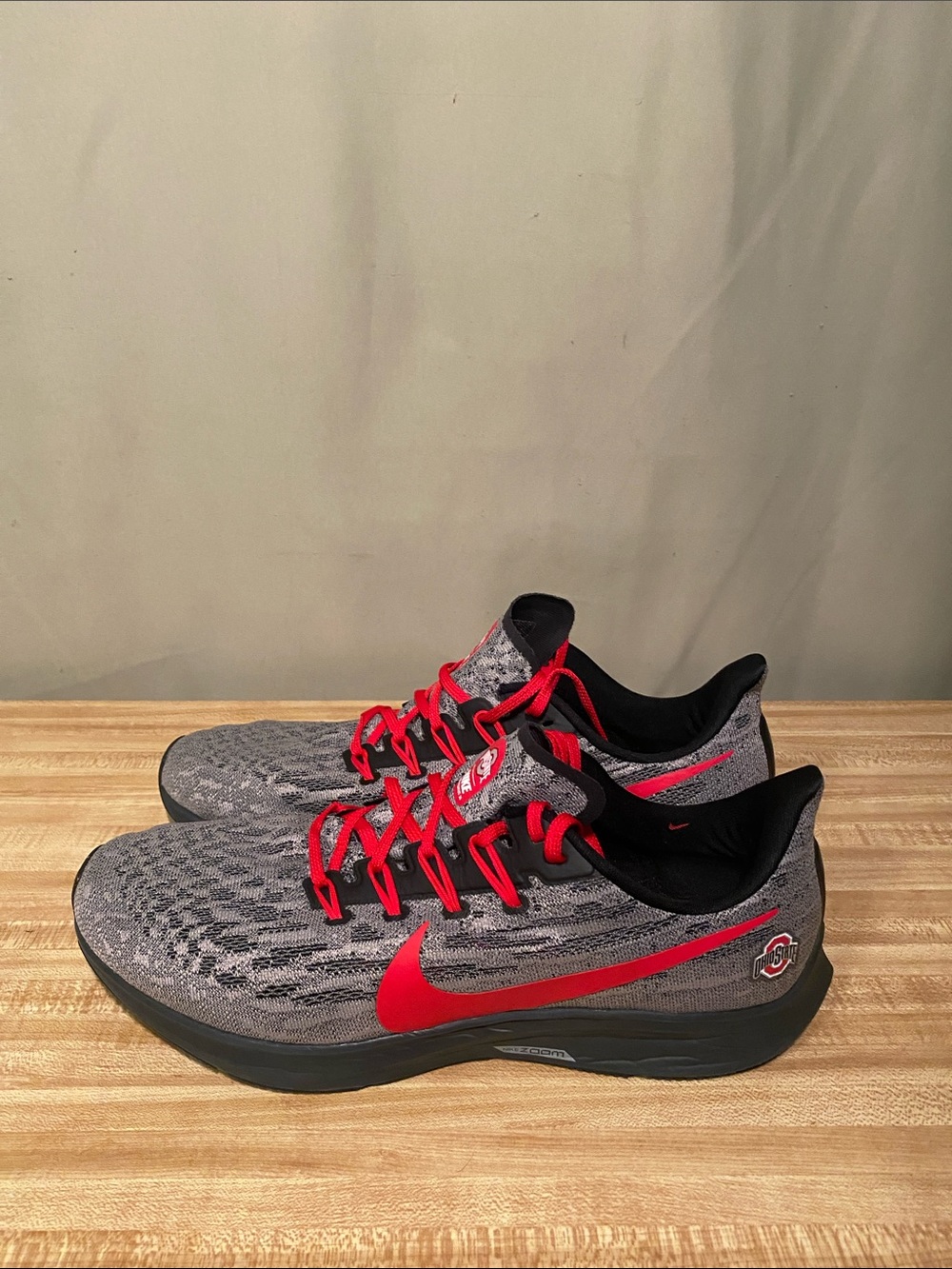 Nike Air zoom Pegasus 36 Ohio State Buckeye Nation Men’s Running Shoes 12